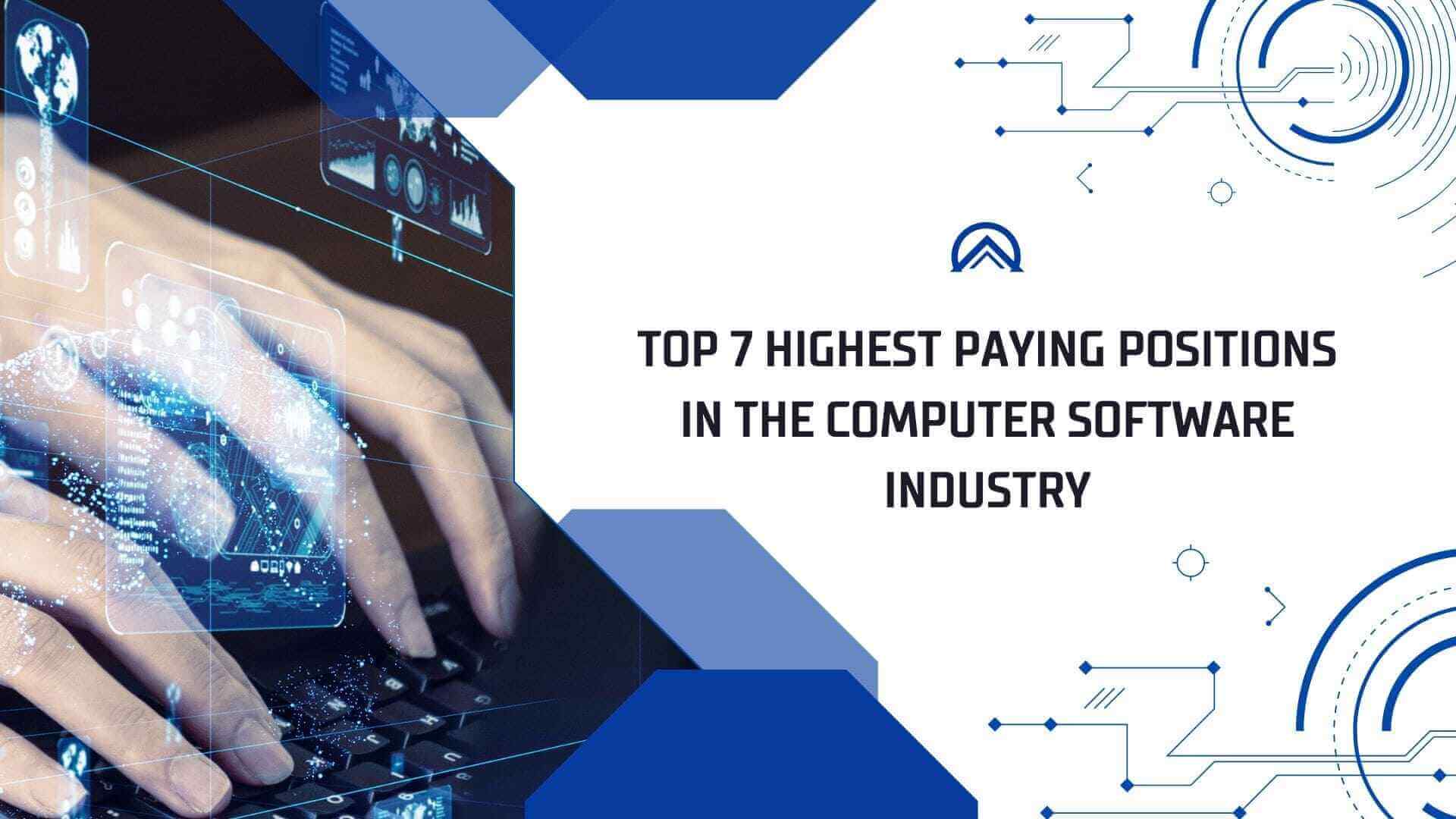 highest paying jobs in computer software industry