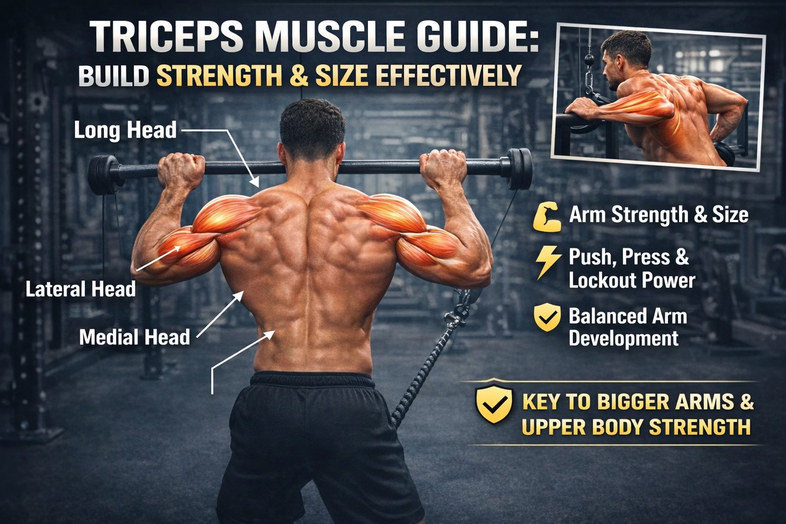 Triceps-Muscle-Guide-Build-Strength-Size-Effectively Triceps Muscle